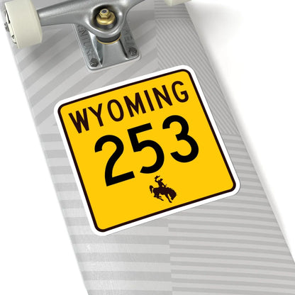 WY-253 (Wyoming) (Road Sign) STICKER Vinyl Kiss-Cut Decal - The Sticker Space