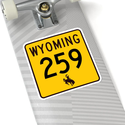 WY-259 (Wyoming) (Road Sign) STICKER Vinyl Kiss-Cut Decal - The Sticker Space