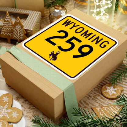 WY-259 (Wyoming) (Road Sign) STICKER Vinyl Kiss-Cut Decal - The Sticker Space