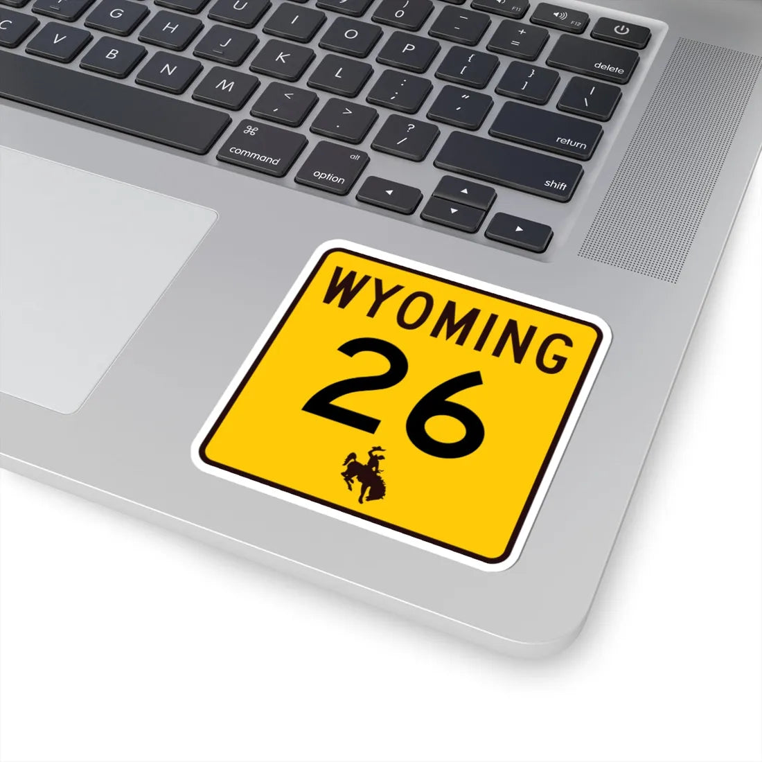 WY-26 (Wyoming) (Road Sign) STICKER Vinyl Kiss-Cut Decal - The Sticker Space