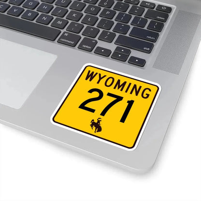 WY-271 (Wyoming) (Road Sign) STICKER Vinyl Kiss-Cut Decal - The Sticker Space
