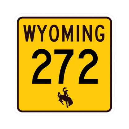 WY-272 (Wyoming) (Road Sign) STICKER Vinyl Kiss-Cut Decal - The Sticker Space