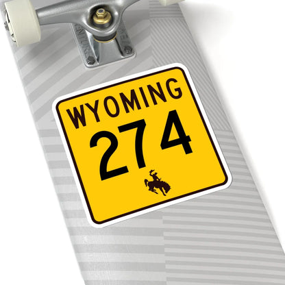 WY-274 (Wyoming) (Road Sign) STICKER Vinyl Kiss-Cut Decal - The Sticker Space