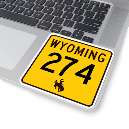 WY-274 (Wyoming) (Road Sign) STICKER Vinyl Kiss-Cut Decal - The Sticker Space