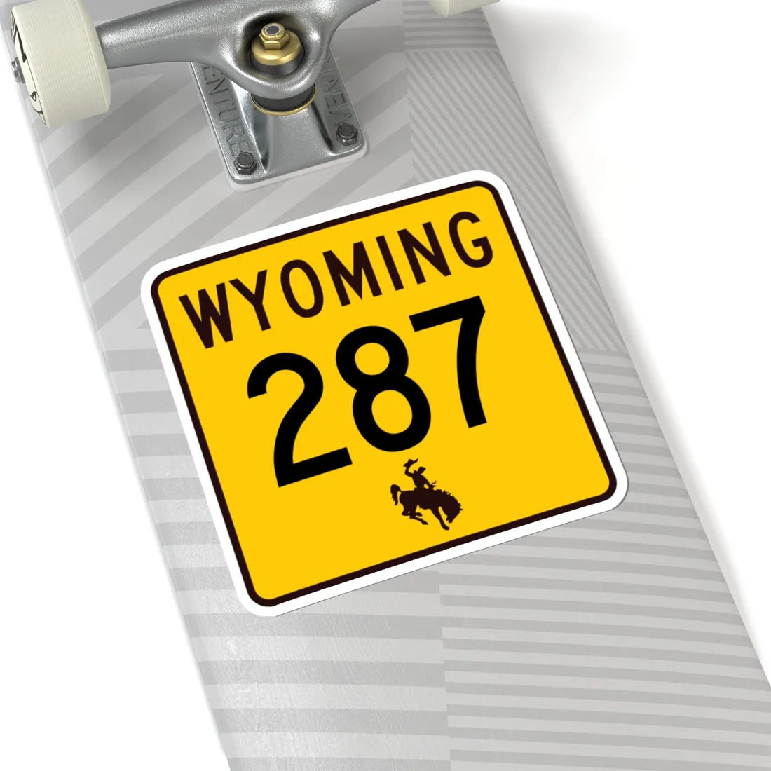 WY-287 (Wyoming) (Road Sign) STICKER Vinyl Kiss-Cut Decal - The Sticker Space