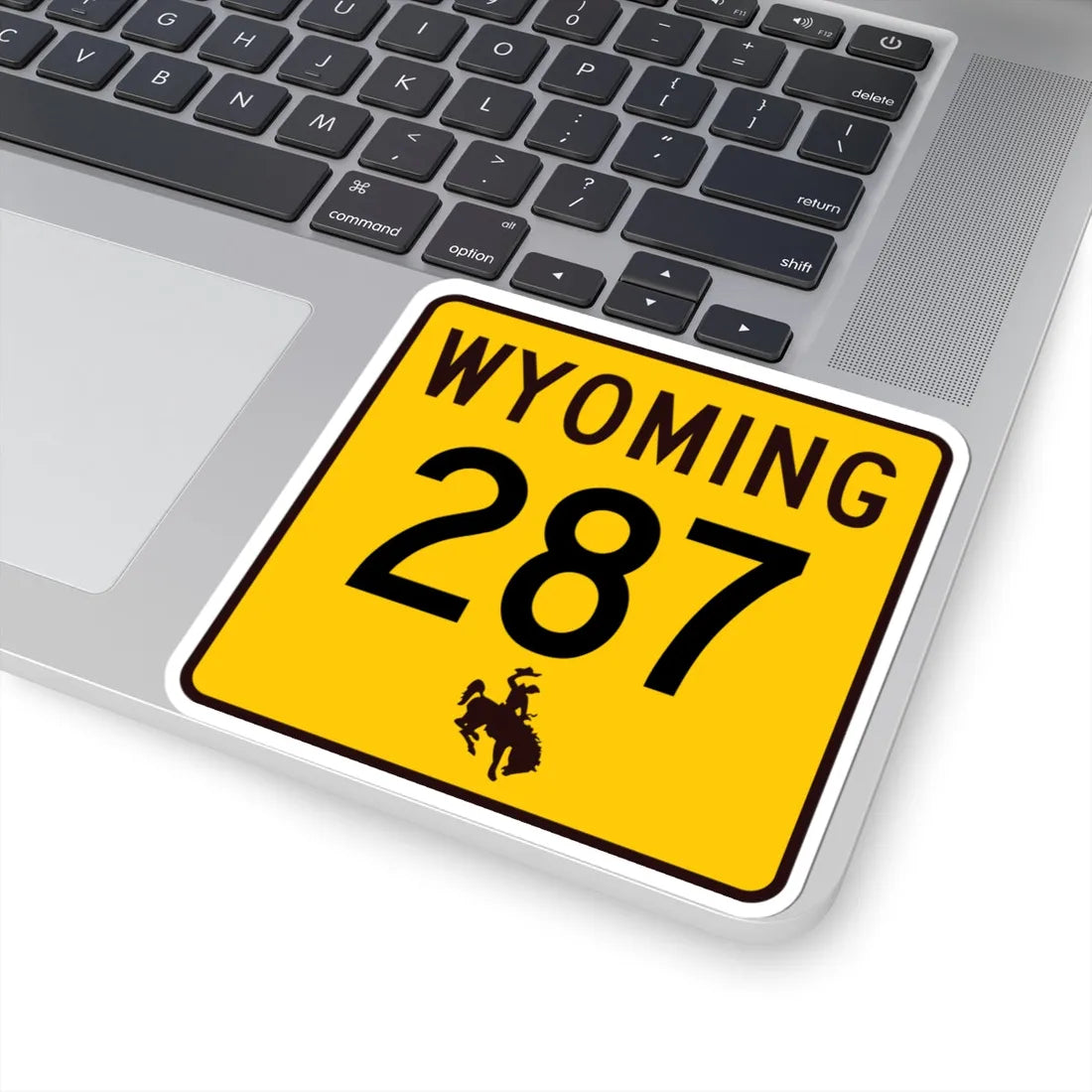 WY-287 (Wyoming) (Road Sign) STICKER Vinyl Kiss-Cut Decal - The Sticker Space
