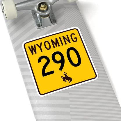 WY-290 (Wyoming) (Road Sign) STICKER Vinyl Kiss-Cut Decal - The Sticker Space