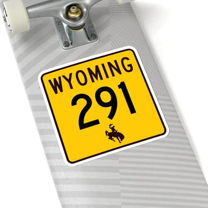 WY-291 (Wyoming) (Road Sign) STICKER Vinyl Kiss-Cut Decal - The Sticker Space