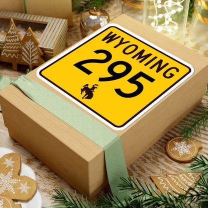WY-295 (Wyoming) (Road Sign) STICKER Vinyl Kiss-Cut Decal - The Sticker Space
