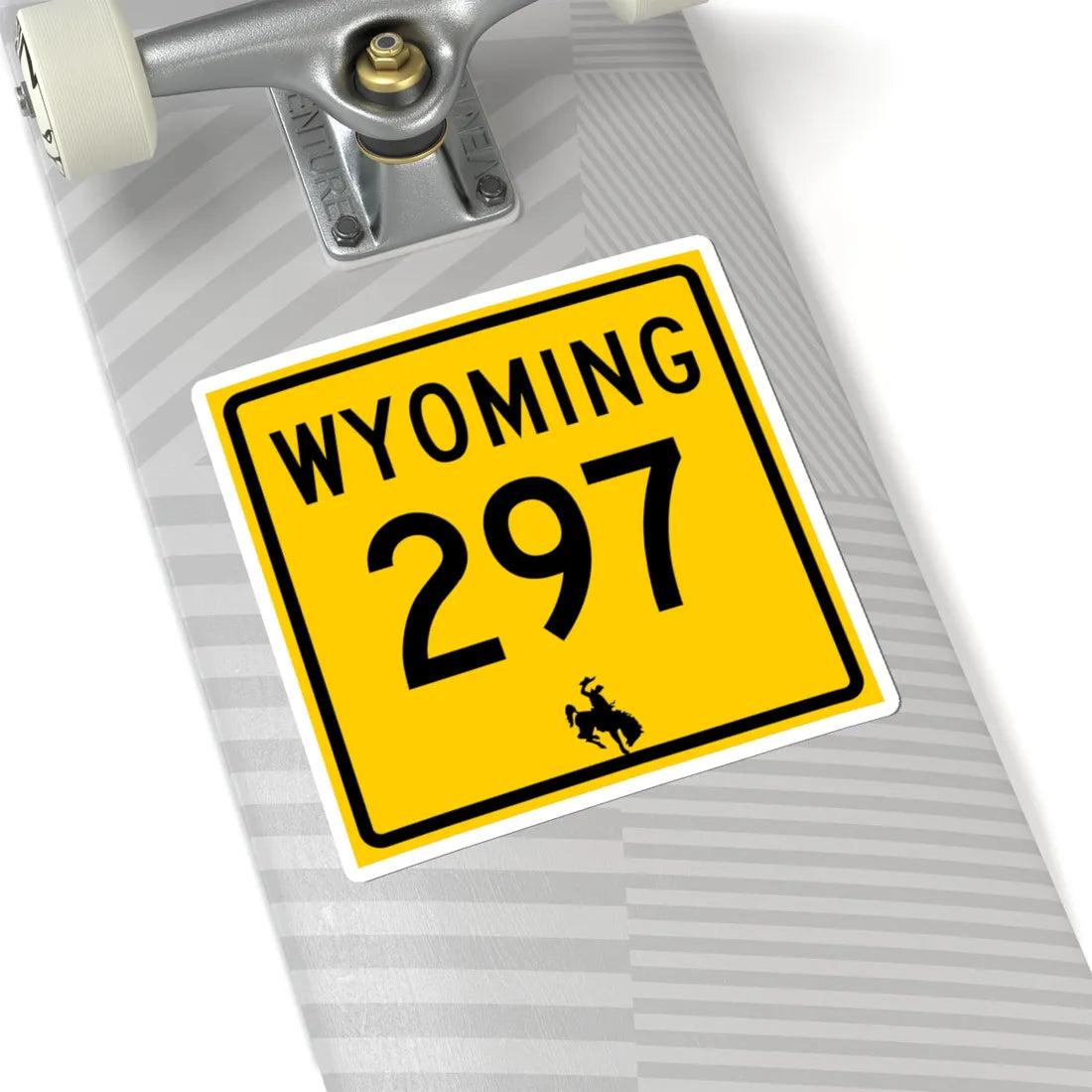WY-297 (Wyoming) (Road Sign) STICKER Vinyl Kiss-Cut Decal - The Sticker Space
