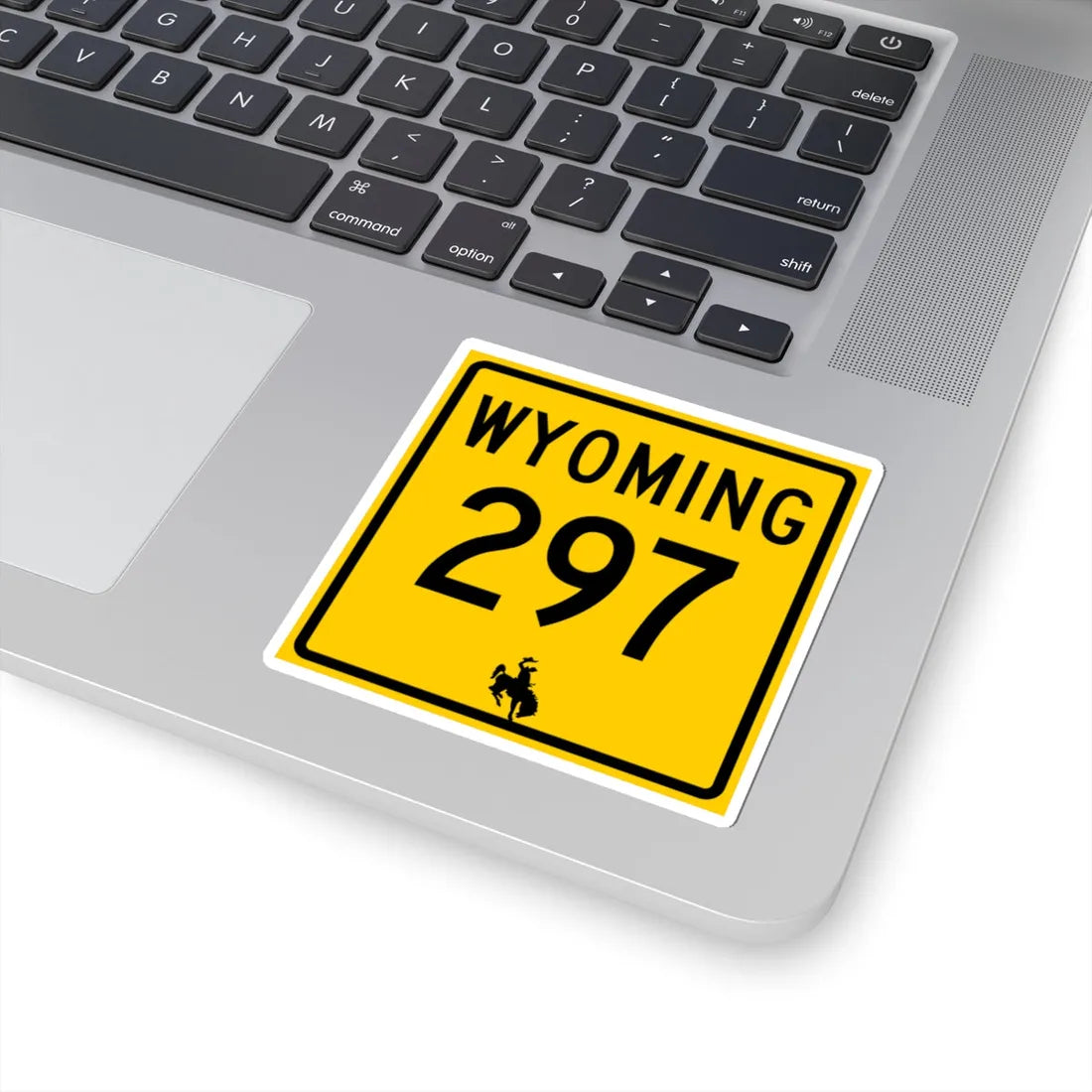 WY-297 (Wyoming) (Road Sign) STICKER Vinyl Kiss-Cut Decal - The Sticker Space