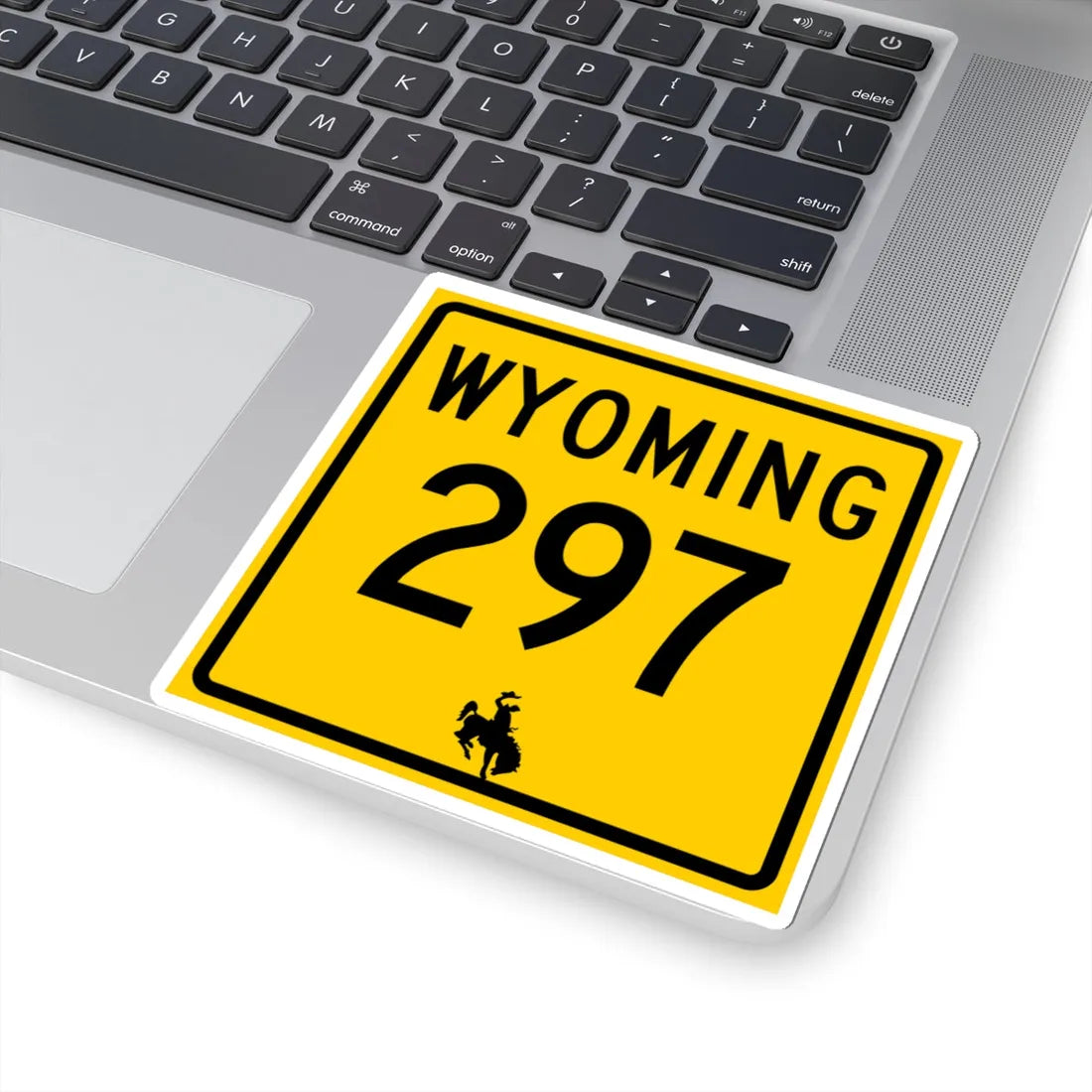 WY-297 (Wyoming) (Road Sign) STICKER Vinyl Kiss-Cut Decal - The Sticker Space