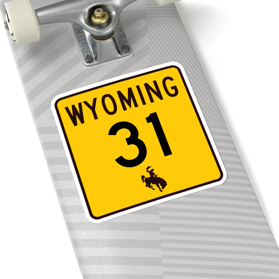 WY-31 (Wyoming) (Road Sign) STICKER Vinyl Kiss-Cut Decal - The Sticker Space