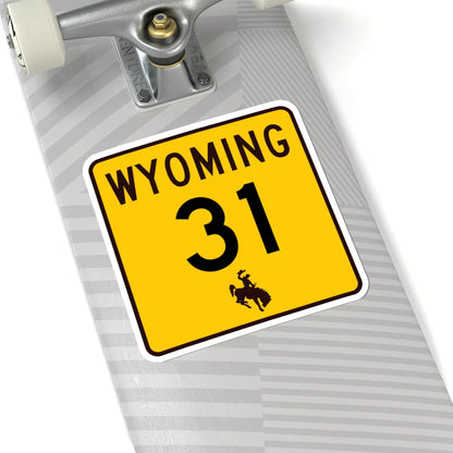 WY-31 (Wyoming) (Road Sign) STICKER Vinyl Kiss-Cut Decal - The Sticker Space