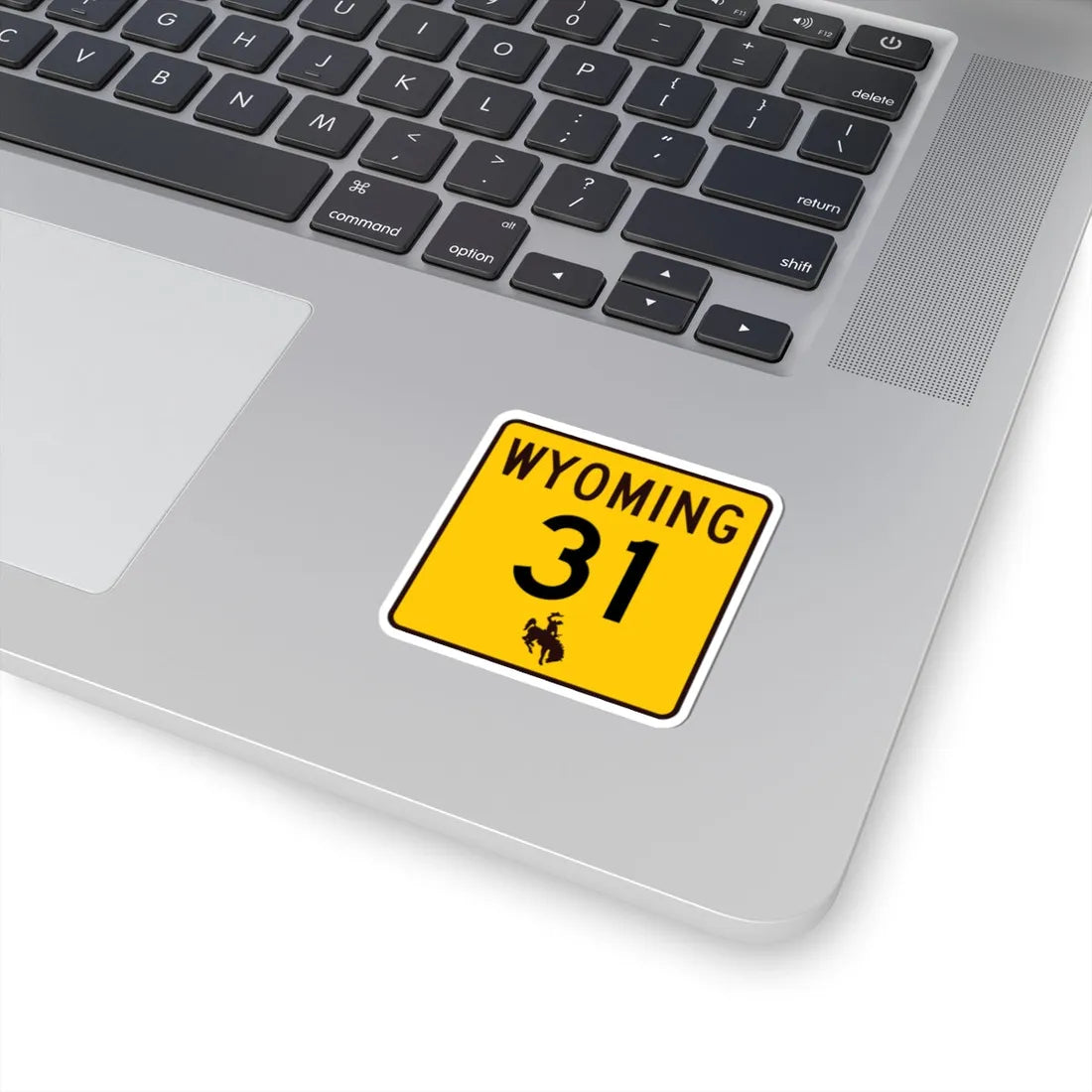 WY-31 (Wyoming) (Road Sign) STICKER Vinyl Kiss-Cut Decal - The Sticker Space