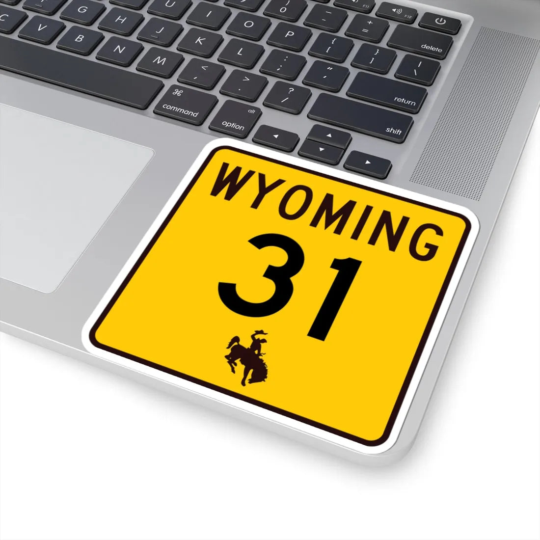 WY-31 (Wyoming) (Road Sign) STICKER Vinyl Kiss-Cut Decal - The Sticker Space