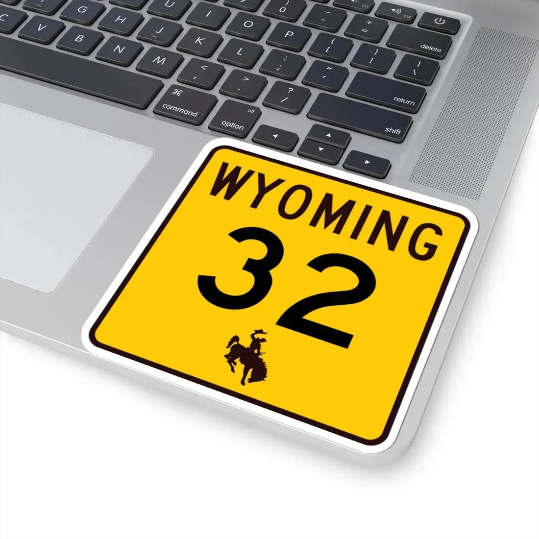 WY-32 (Wyoming) (Road Sign) STICKER Vinyl Kiss-Cut Decal - The Sticker Space