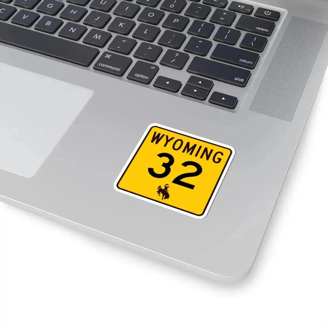 WY-32 (Wyoming) (Road Sign) STICKER Vinyl Kiss-Cut Decal - The Sticker Space