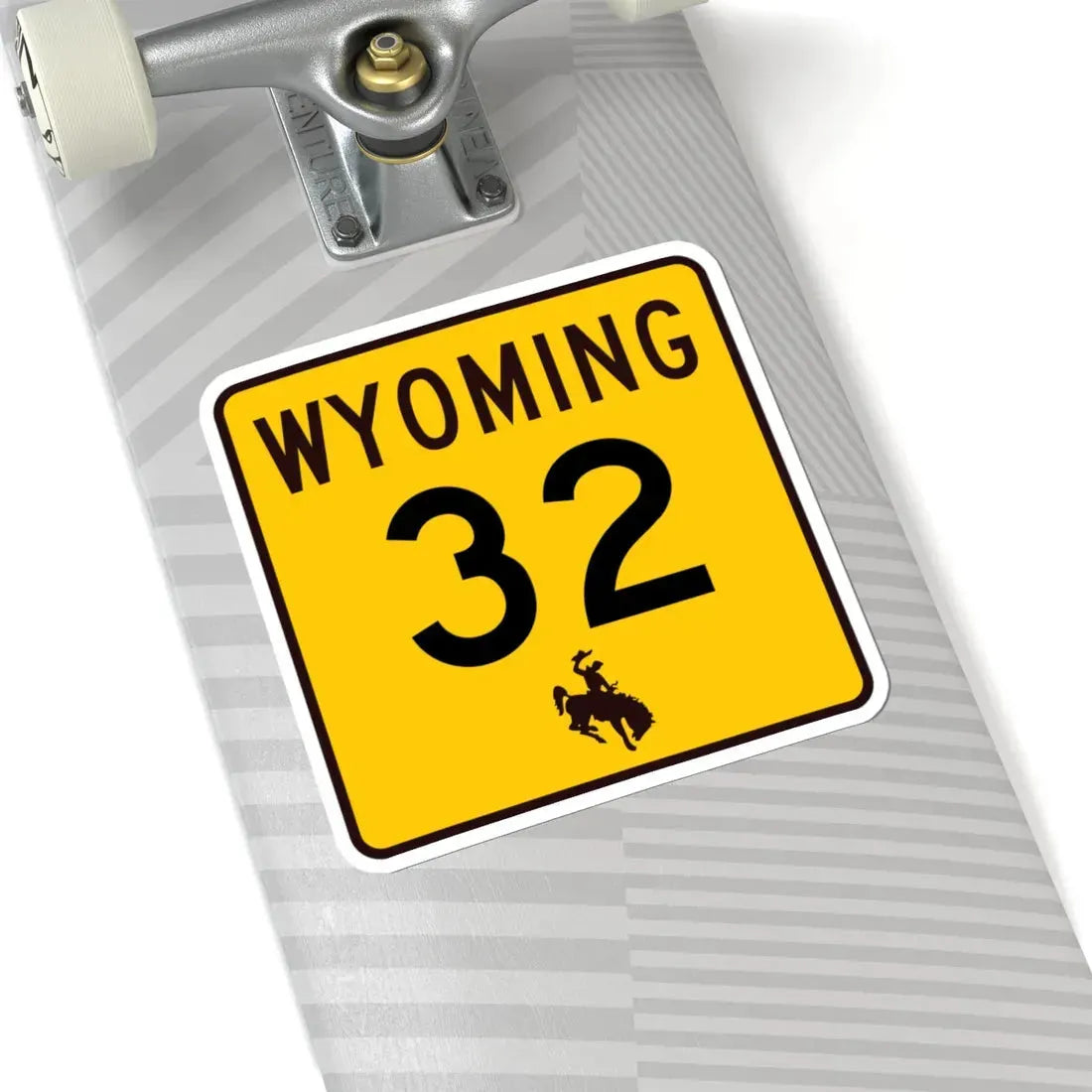 WY-32 (Wyoming) (Road Sign) STICKER Vinyl Kiss-Cut Decal - The Sticker Space