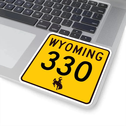 WY-330 (Wyoming) (Road Sign) STICKER Vinyl Kiss-Cut Decal - The Sticker Space