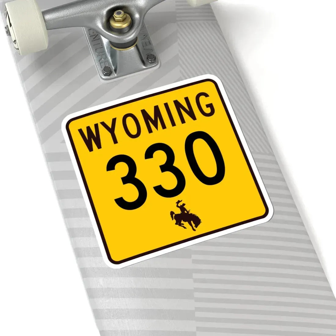 WY-330 (Wyoming) (Road Sign) STICKER Vinyl Kiss-Cut Decal - The Sticker Space