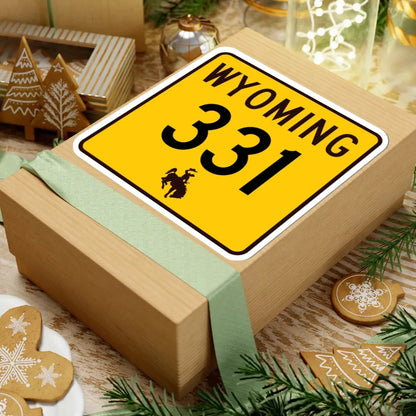 WY-331 (Wyoming) (Road Sign) STICKER Vinyl Kiss-Cut Decal - The Sticker Space