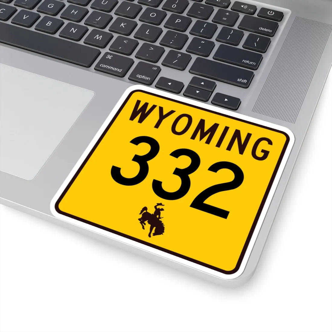 WY-332 (Wyoming) (Road Sign) STICKER Vinyl Kiss-Cut Decal - The Sticker Space