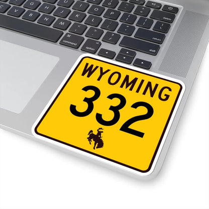 WY-332 (Wyoming) (Road Sign) STICKER Vinyl Kiss-Cut Decal - The Sticker Space