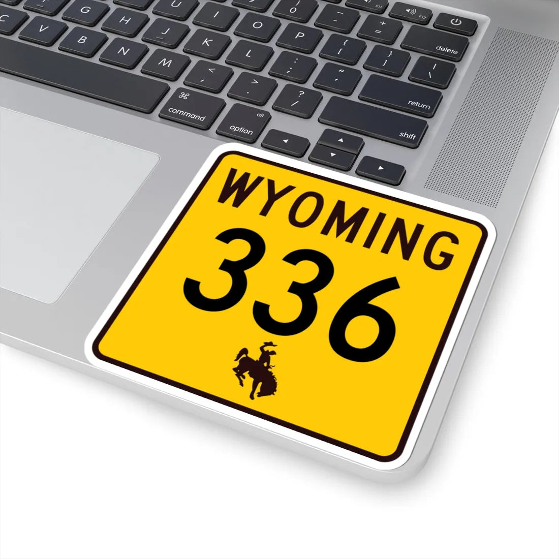 WY-336 (Wyoming) (Road Sign) STICKER Vinyl Kiss-Cut Decal - The Sticker Space