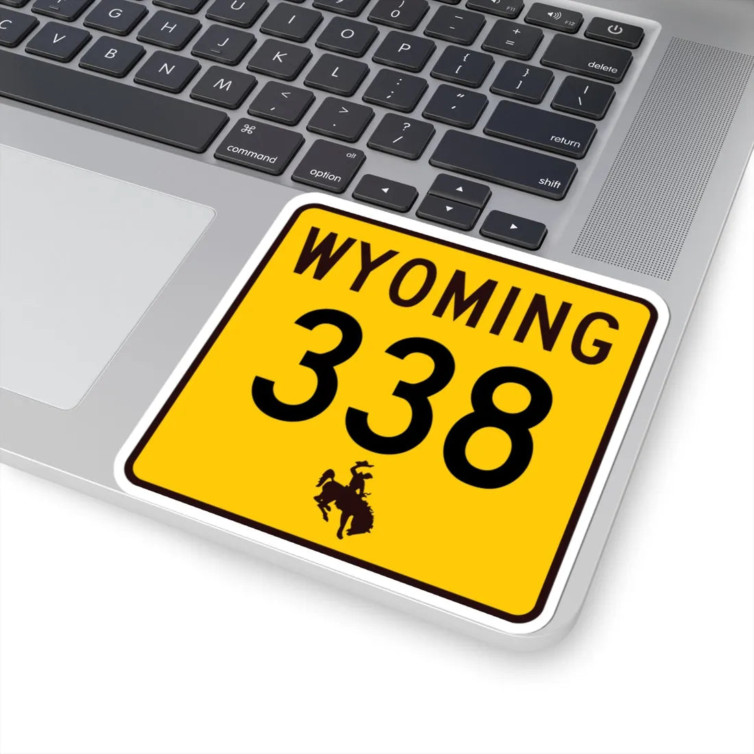 WY-338 (Wyoming) (Road Sign) STICKER Vinyl Kiss-Cut Decal - The Sticker Space
