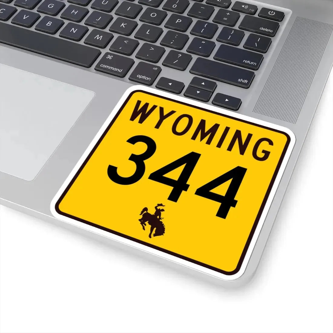 WY-344 (Wyoming) (Road Sign) STICKER Vinyl Kiss-Cut Decal - The Sticker Space