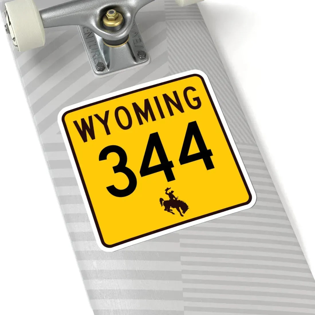 WY-344 (Wyoming) (Road Sign) STICKER Vinyl Kiss-Cut Decal - The Sticker Space