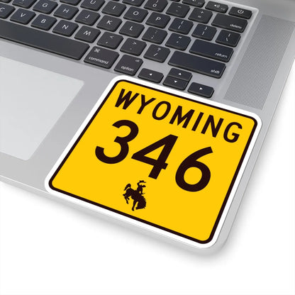 WY-346 (Wyoming) (Road Sign) STICKER Vinyl Kiss-Cut Decal - The Sticker Space