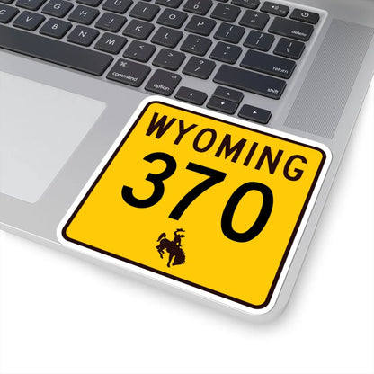 WY-370 (Wyoming) (Road Sign) STICKER Vinyl Kiss-Cut Decal - The Sticker Space