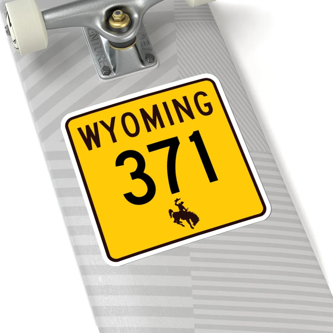 WY-371 (Wyoming) (Road Sign) STICKER Vinyl Kiss-Cut Decal - The Sticker Space
