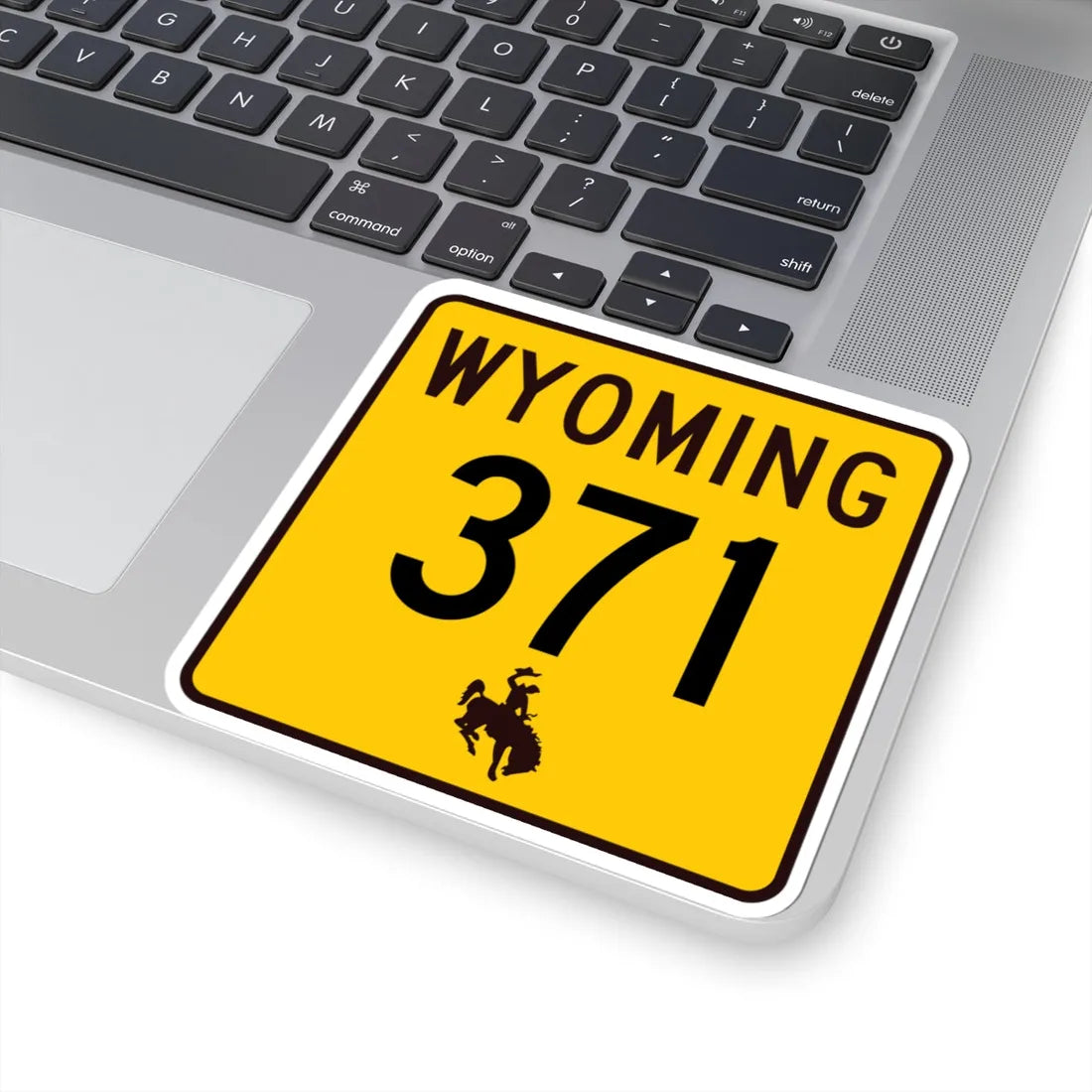WY-371 (Wyoming) (Road Sign) STICKER Vinyl Kiss-Cut Decal - The Sticker Space