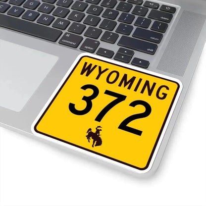 WY-372 (Wyoming) (Road Sign) STICKER Vinyl Kiss-Cut Decal - The Sticker Space