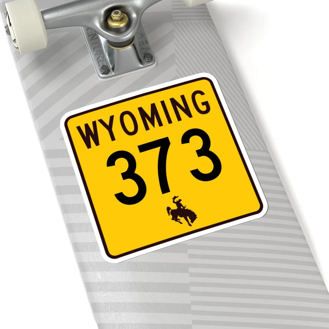 WY-373 (Wyoming) (Road Sign) STICKER Vinyl Kiss-Cut Decal - The Sticker Space