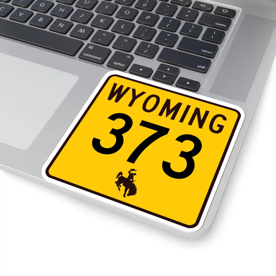WY-373 (Wyoming) (Road Sign) STICKER Vinyl Kiss-Cut Decal - The Sticker Space
