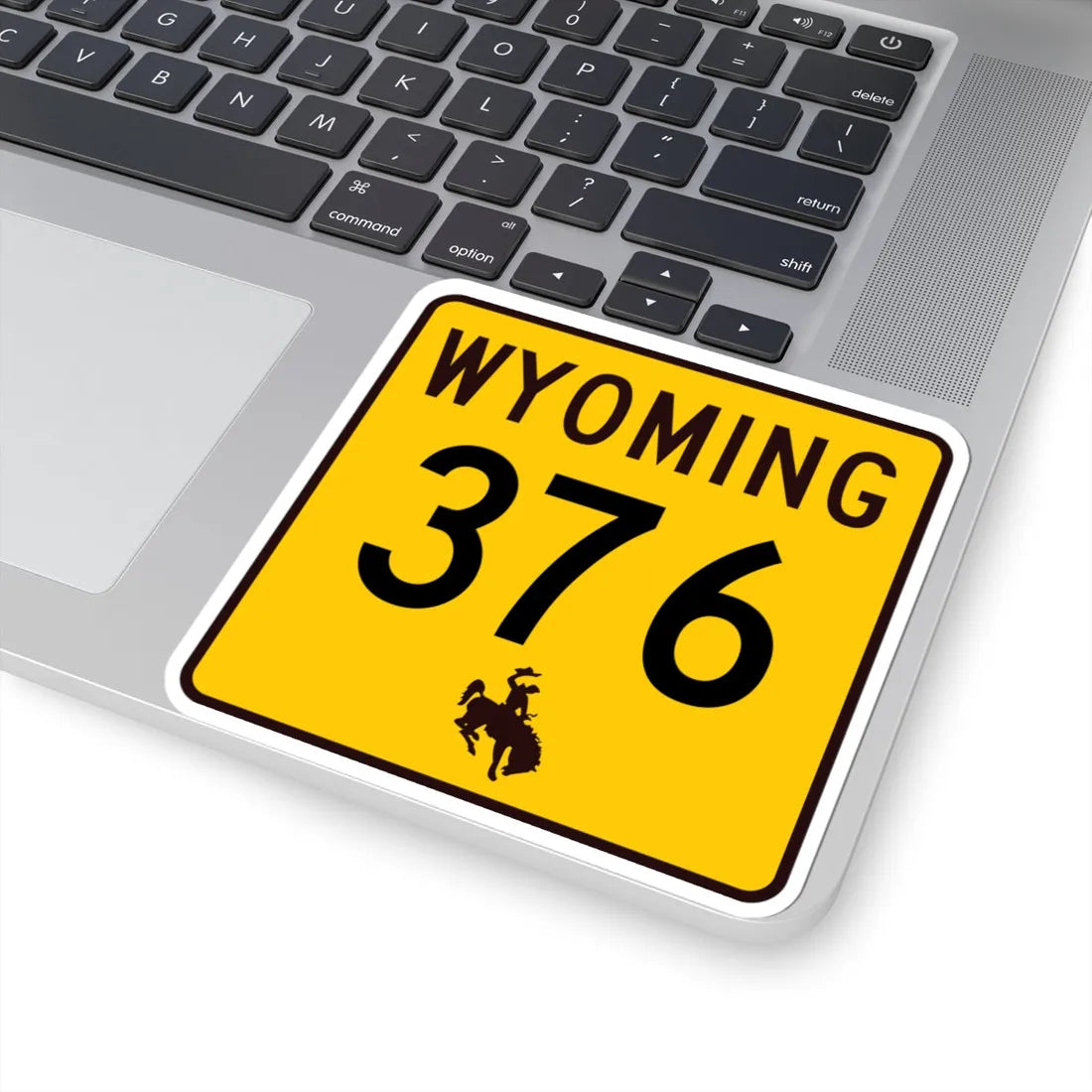 WY-376 (Wyoming) (Road Sign) STICKER Vinyl Kiss-Cut Decal - The Sticker Space