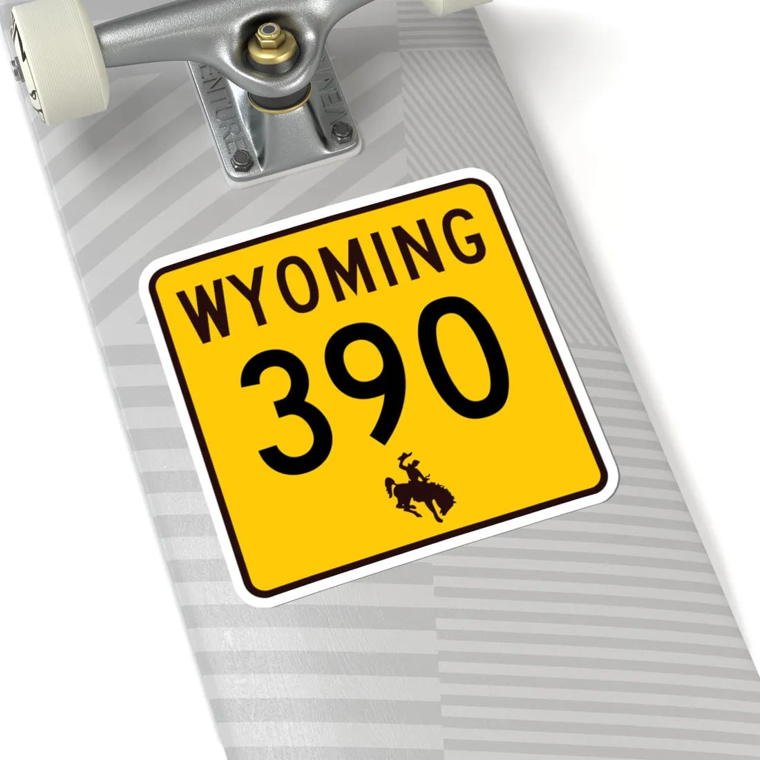 WY-390 (Wyoming) (Road Sign) STICKER Vinyl Kiss-Cut Decal - The Sticker Space