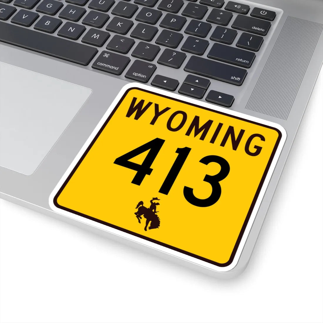 WY-413 (Wyoming) (Road Sign) STICKER Vinyl Kiss-Cut Decal - The Sticker Space