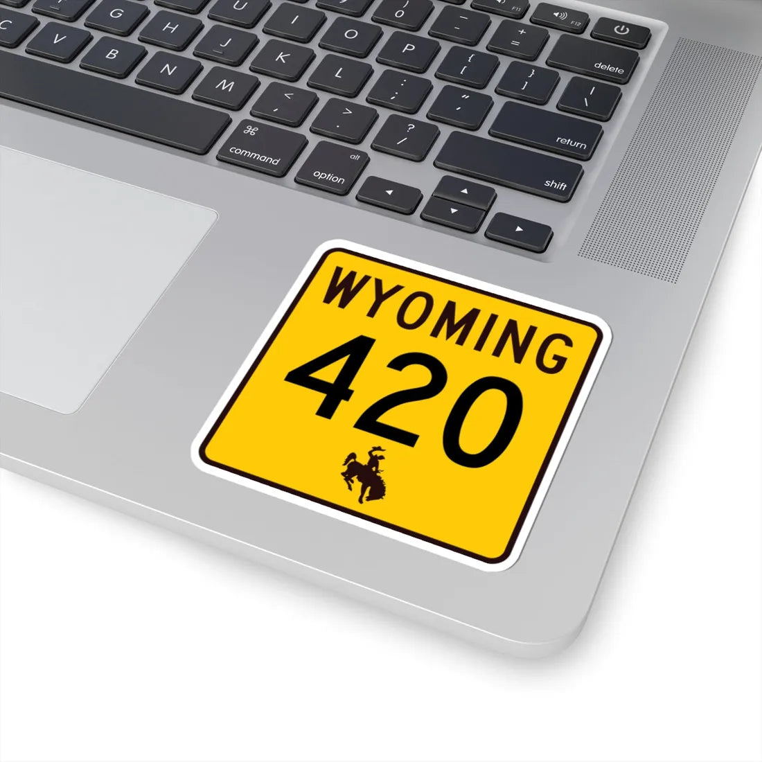WY-420 (Wyoming) (Road Sign) STICKER Vinyl Kiss-Cut Decal - The Sticker Space