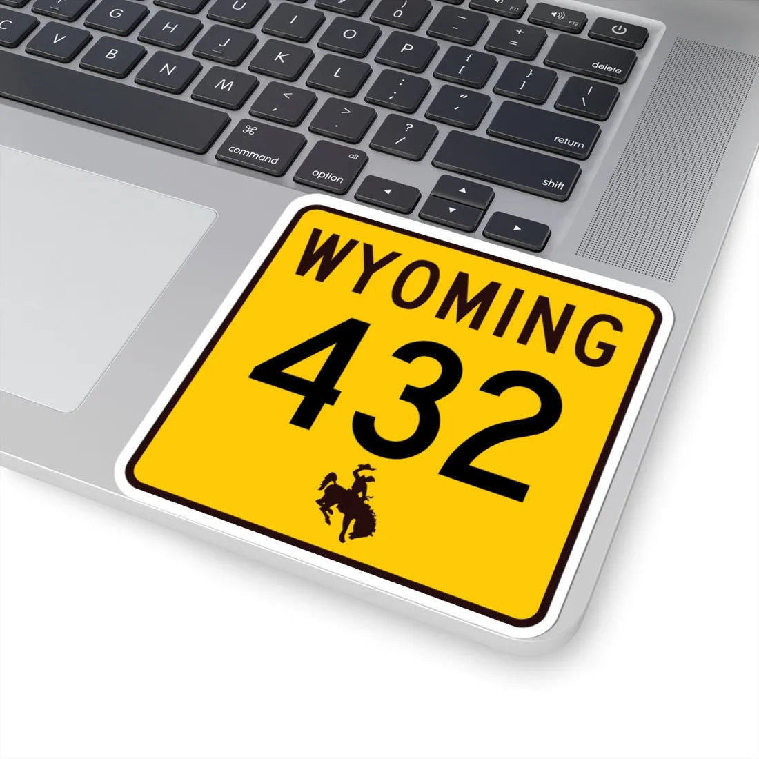 WY-432 (Wyoming) (Road Sign) STICKER Vinyl Kiss-Cut Decal - The Sticker Space