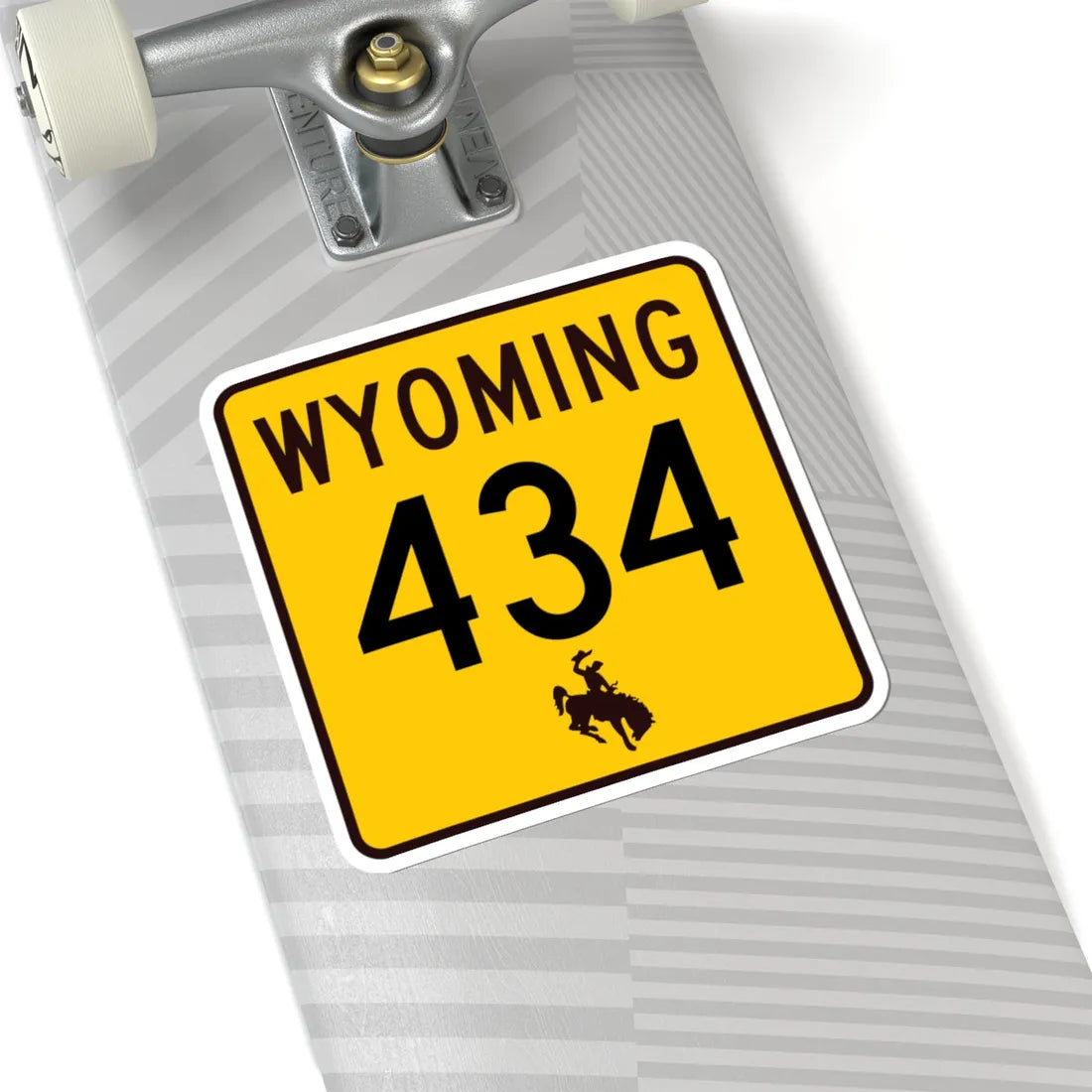 WY-434 (Wyoming) (Road Sign) STICKER Vinyl Kiss-Cut Decal - The Sticker Space