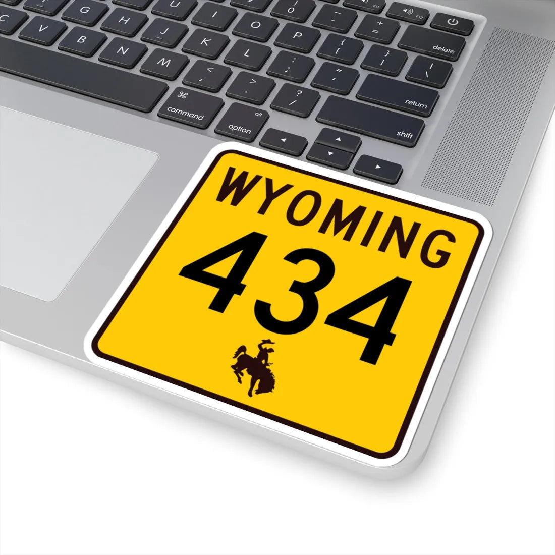 WY-434 (Wyoming) (Road Sign) STICKER Vinyl Kiss-Cut Decal - The Sticker Space
