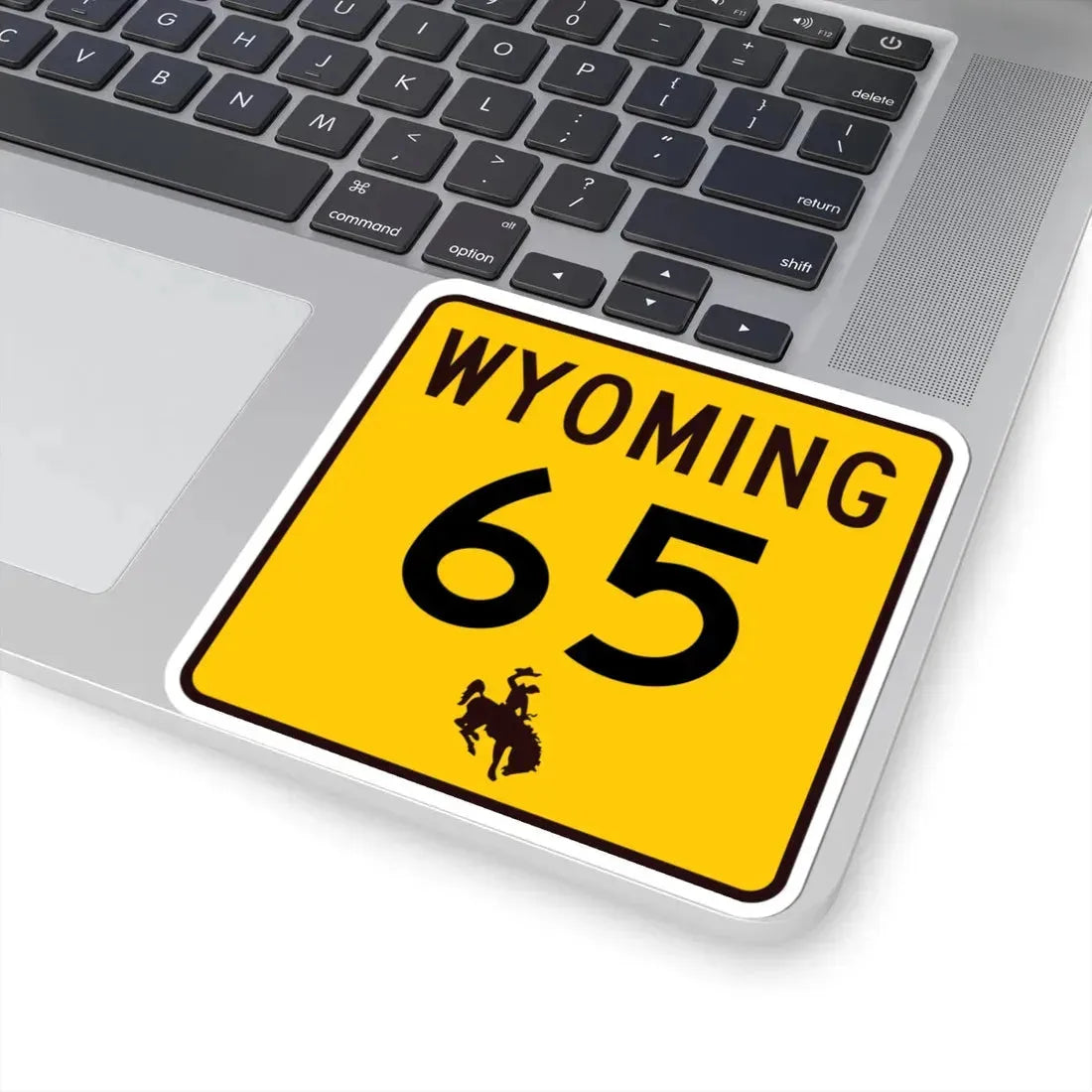 WY-65 (Wyoming) (Road Sign) STICKER Vinyl Kiss-Cut Decal - The Sticker Space