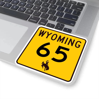 WY-65 (Wyoming) (Road Sign) STICKER Vinyl Kiss-Cut Decal - The Sticker Space