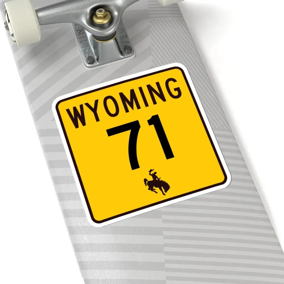 WY-71 (Wyoming) (Road Sign) STICKER Vinyl Kiss-Cut Decal - The Sticker Space