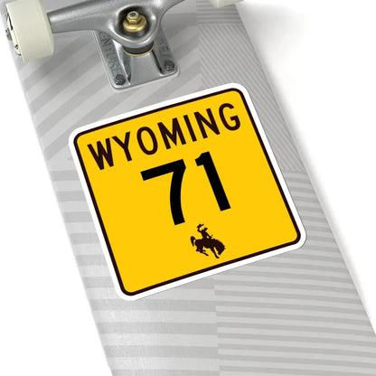 WY-71 (Wyoming) (Road Sign) STICKER Vinyl Kiss-Cut Decal - The Sticker Space